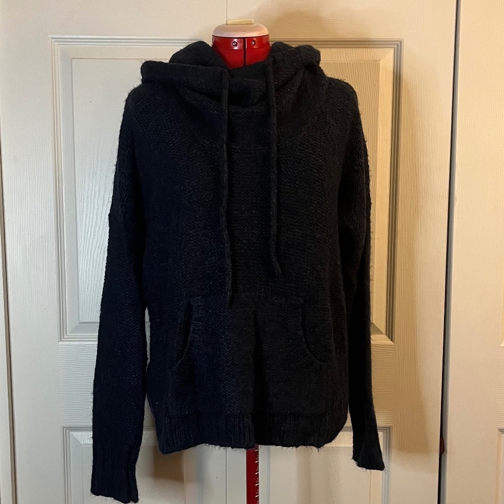 Kensie Cowl Neck Pull Over Hoodie size L
